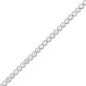 Bracelet tennis blanc argent - 2 MM  - Bijouterie La Petite Française