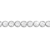 Bracelet tennis blanc argent - 2 MM  - Bijouterie La Petite Française