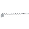 Bracelet tennis blanc argent - 1 MM  - Bijouterie La Petite Française