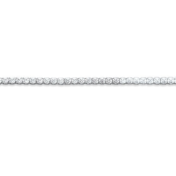 Bracelet tennis blanc argent - 1 MM  - La Petite Française