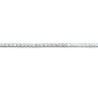 Bracelet tennis blanc argent - 1 MM  - Bijouterie La Petite Française