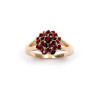 Bague chou rouge plaqué or  - Bijouterie La Petite Française