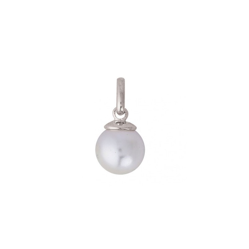 Pendentif perle blanche argent  - La Petite Française