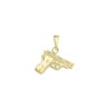 Pendentif pistolet plaqué Or  - La Petite Française