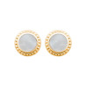 Boucles d'oreilles Aretemoe nacre plaqué or  - Bijouterie La Petite Française