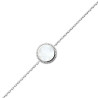 Bracelet Aretemoe nacre argent   - Bijouterie La Petite Française