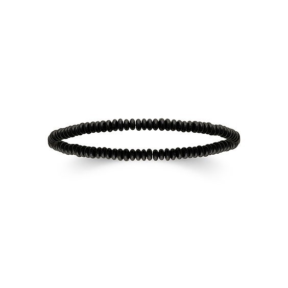 Bracelet agate noire - 18 CM  - La Petite Française