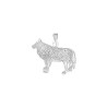 Pendentif loup argent  - La Petite Française