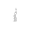Pendentif lapin argent - 26 MM  - Bijouterie La Petite Française