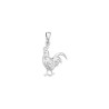 Pendentif coq argent  - Bijouterie La Petite Française