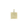 Pendentif cible plaqué or  - La Petite Française