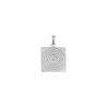 Pendentif cible argent  - La Petite Française