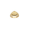 Chevalière fleur de Lys plaqué or - 6 x 7 MM  - Bijouterie La Petite Française