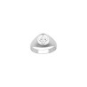 Chevalière fleur de Lys argent - 6 x 7 MM  - Bijouterie La Petite Française