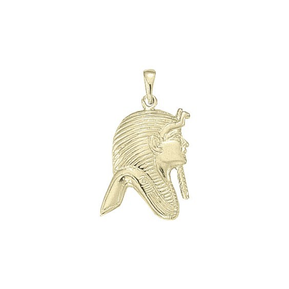 Pendentif masque pharaon Or 9 carats jaune - 35 MM  - Bijouterie La Petite Française