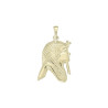 Pendentif masque pharaon plaqué or - 35 MM  - Bijouterie La Petite Française