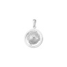 Pendentif globe-terrestre en argent  - La Petite Française