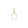 Pendentif étrier de cheval plaqué Or - 24 MM  - La Petite Française