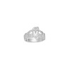 Bague de Claddagh argent - 11 X 6 MM  - Bijouterie La Petite Française