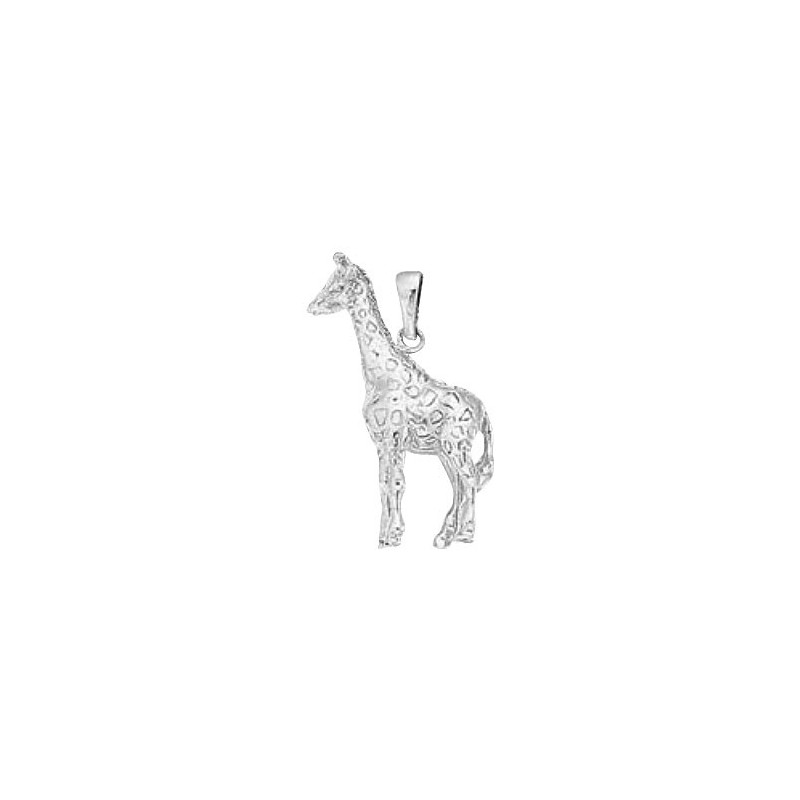 Pendentif girafe en argent - 31 MM  - La Petite Française