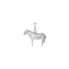 Pendentif zèbre en argent  - La Petite Française