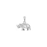 Pendentif Rhinocéros en argent  - La Petite Française