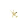 Pendentif avion à réaction plaqué or  - Bijouterie La Petite Française