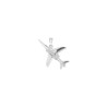 Pendentif avion à réaction argent  - Bijouterie La Petite Française