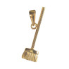 Pendentif balai plaqué Or  - Bijouterie La Petite Française