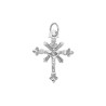 Croix plate des Valloire argent - 51 MM  - Bijouterie La Petite Française