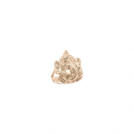 Bague Ganesh plaqué Or rose  - Bijouterie La Petite Française