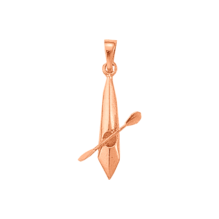 Pendentif kayak plaqué Or rose  - Bijouterie La Petite Française