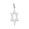 Pendentif Etoile de David argent - 40 MM  - Bijouterie La Petite Française