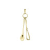 Pendentif cuillère et fouet plaqué or  - Bijouterie La Petite Française