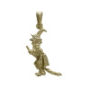 Pendentif sorcière plaqué Or 