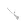 Pendentif balai de sorcière argent  - Bijouterie La Petite Française