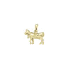 Pendentif vache plaqué or - 19 MM  - Bijouterie La Petite Française