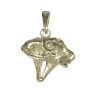 Pendentif champignon girolles plaqué or  - Bijouterie La Petite Française
