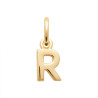 Pendentif lettre R plaqué or - 10 MM  - Bijouterie La Petite Française
