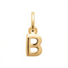 Pendentif lettre B plaqué or - 10 MM  - Bijouterie La Petite Française