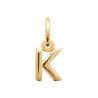 Pendentif lettre K plaqué or - 10 MM  - Bijouterie La Petite Française