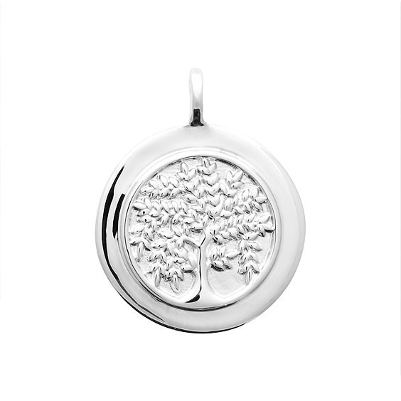 Médaille arbre de vie argent rhodié  - Bijouterie La Petite Française