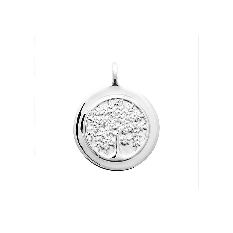 Médaille arbre de vie argent rhodié  - Bijouterie La Petite Française