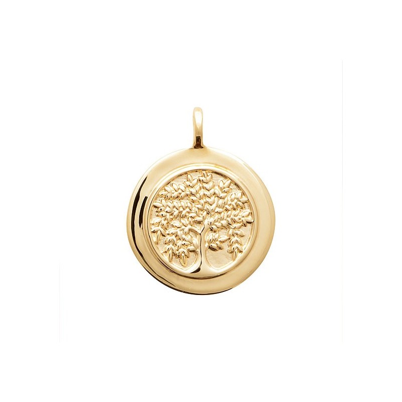 Médaille arbre de vie plaqué Or  - Bijouterie La Petite Française