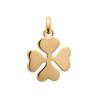 Pendentif trèfle à 4 feuilles plaqué or  - Bijouterie La Petite Française