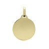 Médaillon a personnaliser  plaqué Or - 22 MM  - Bijouterie La Petite Française