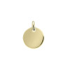 Médaillon a personnaliser  plaqué Or - 14 MM  - Bijouterie La Petite Française