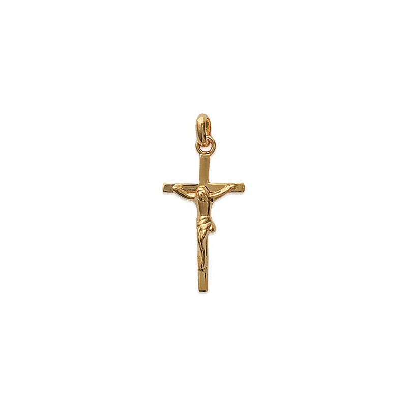 Crucifix plaqué Or - 22 x 14 MM  - Bijouterie La Petite Française