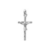 Crucifix argent rhodié - 22 x 14 MM  - Bijouterie La Petite Française