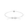 Bracelet argent rhodié et zirconium - 5 MM  - Bijouterie La Petite Française